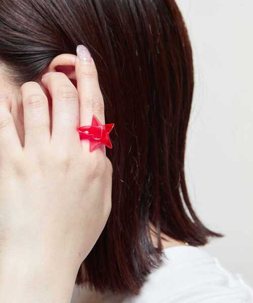 CONVERSE TOKYO(コンバーストウキョウ)の「アニメ【ぼっち・ざ・ろっく!】【JISS】「結束バンド」STAR★ RING(2サイズ展開)(リング・レディース・ピンク/レッド/ブルー/イエロー・SMALL/MEDIUM)」の10枚目の写真