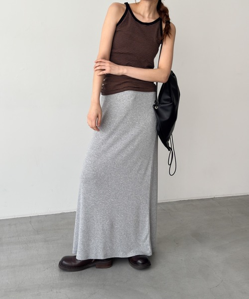 CANAL JEAN（キャナルジーン）の「Miller　カップ付アメスリタンクトップ（タンクトップ・レディース・レッド系その他/ネイビー系/ブラウン系その他・ONE SIZE）」の8枚目の写真