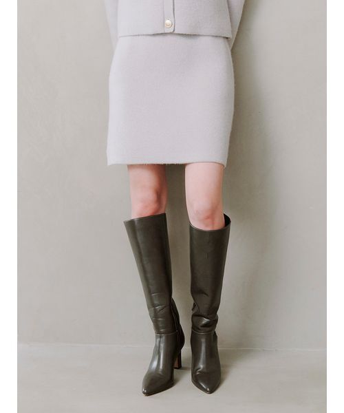 SNIDEL（スナイデル）の「フォックスニットスカート（スカート・レディース・イエロー/ライトグレー/ブラウン/ライトブルー・F）」の17枚目の写真