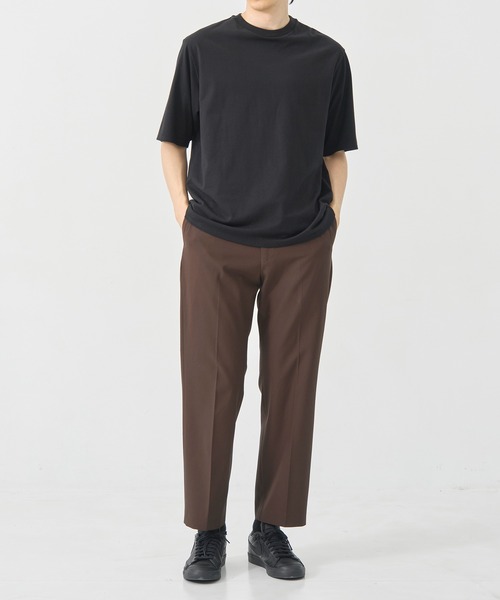 markaware（マーカウェア）の「【MARKAWARE/マーカウェア】FLAT TAPERED EASY TROUSERS（スラックス・メンズ・ブラック/ダークグリーン/ライトグレー・1/2/3）」の20枚目の写真