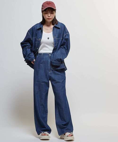 【売約済み】コンバースTOKYO LIGHT DENIM WIDE PANTS 限定展開】LIGHT DENIM WIDE PANTS｜CONVERSE TOKYO (コンバース