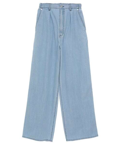 CONVERSE TOKYO（コンバーストウキョウ）の「【限定展開】LIGHT DENIM WIDE PANTS(SET UP)（デニムパンツ・レディース・ブラック/サックスブルー/ブルー・SMALL/MEDIUM）」の17枚目の写真