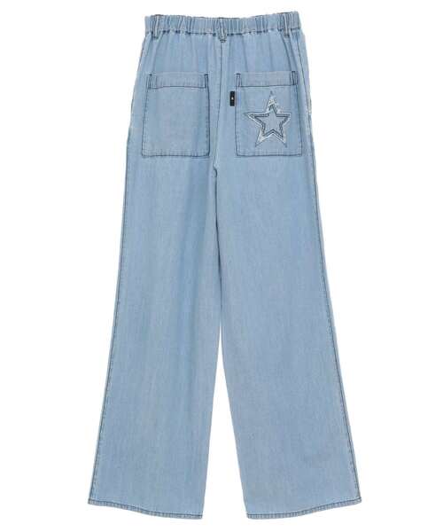 限定展開】LIGHT DENIM WIDE PANTS(SET UP)（デニムパンツ）｜CONVERSE