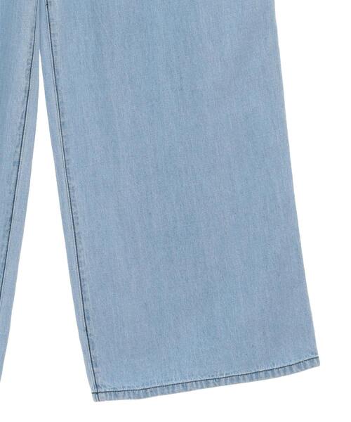 CONVERSE TOKYO（コンバーストウキョウ）の「【限定展開】LIGHT DENIM WIDE PANTS(SET UP)（デニムパンツ・レディース・ブラック/サックスブルー/ブルー・SMALL/MEDIUM）」の21枚目の写真