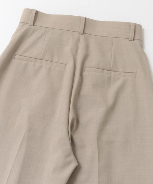 URBAN RESEARCH ROSSO WOMEN（アーバンリサーチ　ロッソ）の「ウール混防シワハイウエストワイドスラックス（その他パンツ・レディース・グレー/ベージュ/ネイビー・34/36/38/TALL）」の10枚目の写真