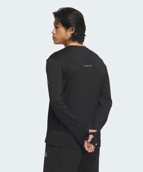 adidas（アディダス）の「アディダスアダプテーション レギュラーフィット 長袖Tシャツ / ロンT / アディダス adidas（Tシャツ/カットソー・メンズ・ホワイト/ブルー/ブラック・XX-LARGE/3XL/LARGE/MEDIUM/SMALL/X-LARGE/X-SMALL）」の8枚目の写真