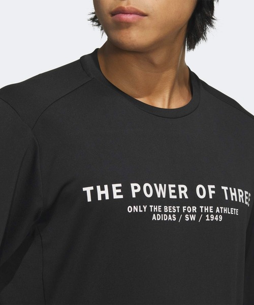 adidas（アディダス）の「アディダスアダプテーション レギュラーフィット 長袖Tシャツ / ロンT / アディダス adidas（Tシャツ/カットソー・メンズ・ホワイト/ブルー/ブラック・XX-LARGE/3XL/LARGE/MEDIUM/SMALL/X-LARGE/X-SMALL）」の10枚目の写真