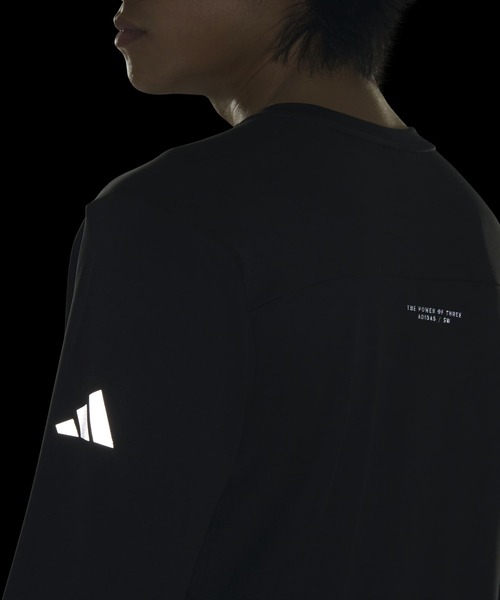 adidas（アディダス）の「アディダスアダプテーション レギュラーフィット 長袖Tシャツ / ロンT / アディダス adidas（Tシャツ/カットソー・メンズ・ホワイト/ブルー/ブラック・XX-LARGE/3XL/LARGE/MEDIUM/SMALL/X-LARGE/X-SMALL）」の9枚目の写真
