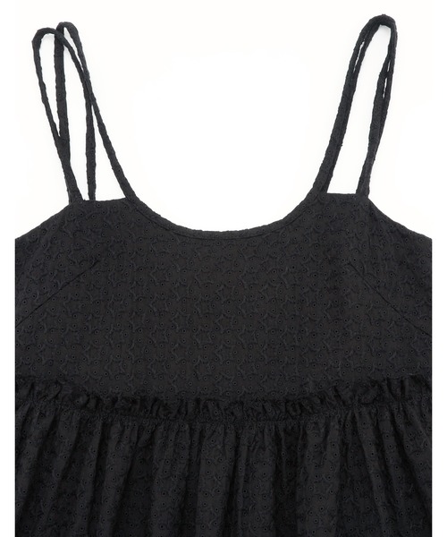 Little sunny bite（リトルサニーバイト）の「star long dress（ワンピース・レディース・ブラック/ホワイト/ピンク・SMALL/MEDIUM）」の12枚目の写真