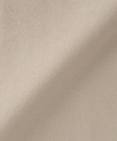 無印良品（ムジルシリョウヒン）の「紳士　洗いざらしオックススタンドカラー長袖シャツ（シャツ/ブラウス・メンズ・ダークグレー/サンドベージュ/ホワイト/ダークネイビー/カーキ・S/M/L/XL）」の17枚目の写真