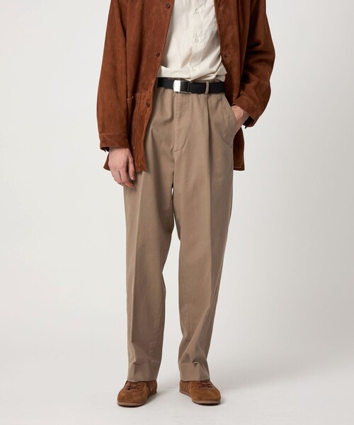 Steven Alan＞ ブラッシュド コットン アウト ワンプリーツ