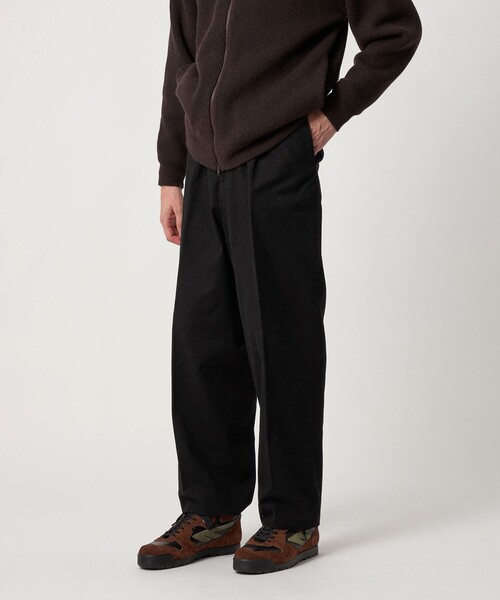 セール】＜Steven Alan＞ ブラッシュド コットン アウト ワンプリーツ