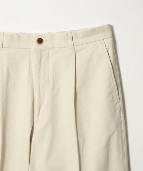 Steven Alan(スティーブンアラン)の「<Steven Alan> ブラッシュド コットン アウト ワンプリーツ スラックス(スラックス・メンズ・ベージュ/ナチュラル/ブラック・S/M/L/XL)」の10枚目の写真
