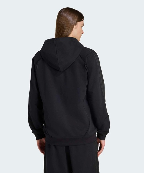 adidas adilenium　ジップ　パーカー adidas ADILENIUM SEASON 4 TEAMGEIST FULL ZIP HOODIE ブラック