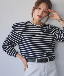 パワーショルダー」に該当するレディースのTシャツ/カットソー