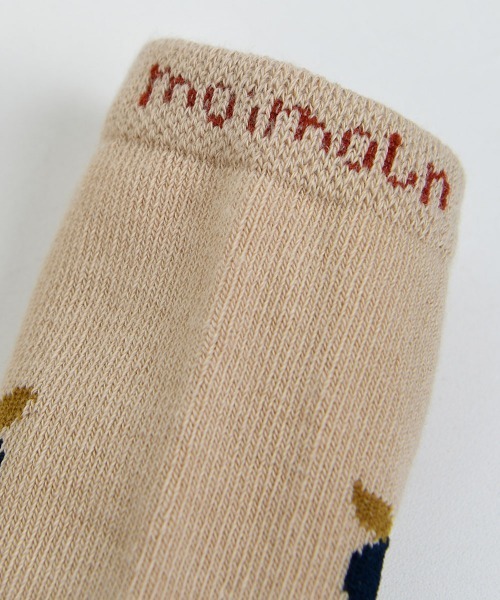 moimoln（モイモルン）の「ブルーベリーロングソックス（ソックス/靴下・キッズ・ネイビー/ベージュ・14.0cm/16.0cm/12.0cm/10cm）」の5枚目の写真