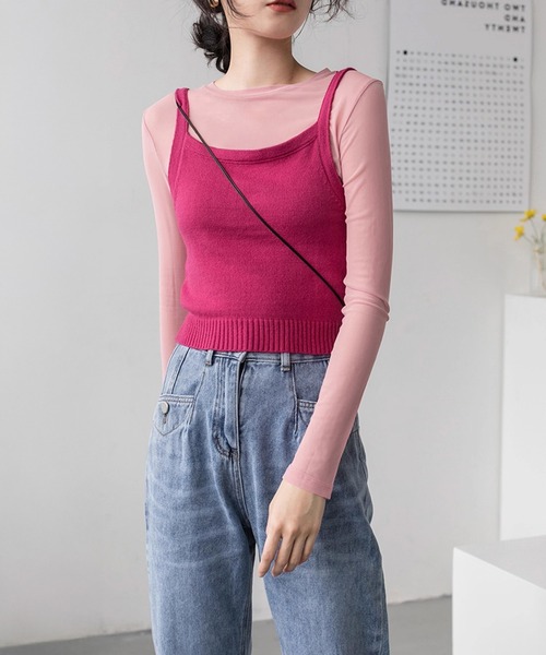 by LEGNA(バイレグナ)の「シアーメッシュトップス(その他トップス・レディース・ピンク/グリーン/ブラック/ホワイト/イエロー/ラベンダー・FREE)」の11枚目の写真