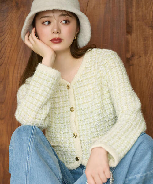 JILL by JILL STUART（ジルバイジルスチュアート）の「◇ヘアリーバケット（ハット・レディース・ブラウン/ホワイト・FREE）」の17枚目の写真