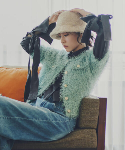 JILL by JILL STUART（ジルバイジルスチュアート）の「◇ヘアリーバケット（ハット・レディース・ブラウン/ホワイト・FREE）」の22枚目の写真