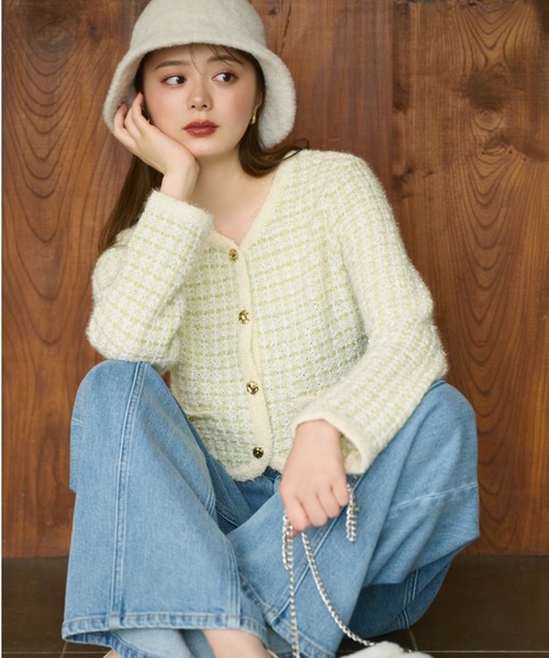 JILL by JILL STUART（ジルバイジルスチュアート）の「◇ヘアリーバケット（ハット・レディース・ブラウン/ホワイト・FREE）」の12枚目の写真