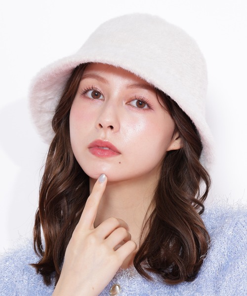 JILL by JILL STUART（ジルバイジルスチュアート）の「◇ヘアリーバケット（ハット・レディース・ブラウン/ホワイト・FREE）」の13枚目の写真