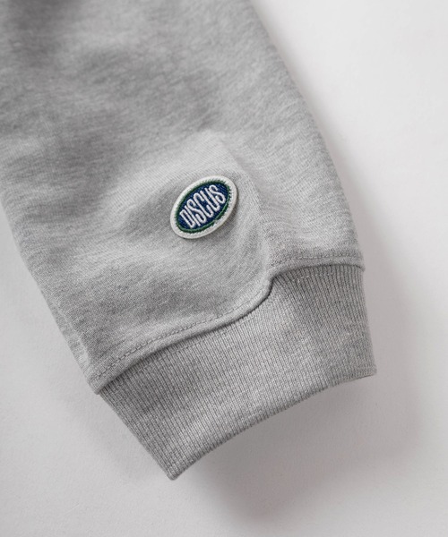 DISCUS(ディスカス)の「【71】【DISCUS/ディスカス】USAコットンブレンド オーバルワッペンワンポイント刺繍&ピスネームタグデザイン ロングスリーブTシャツ(Tシャツ/カットソー・メンズ・ブラック/グレー/アッシュグレー/ホワイト/ネイビー・M/L/XL)」の11枚目の写真