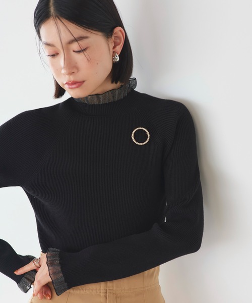 RUIRUE BOUTIQUE（ルイルエブティック）の「シルバー / ゴールド パール ブローチ 4type ｜ レディース セレモニースーツ ママスーツ オケージョンドレス 結婚式 パーティードレス フォーマル 華やか アクセサリー（ブローチ/コサージュ・レディース・ゴールド系3/シルバー/ゴールド系2/ゴールド・FREE）」の13枚目の写真