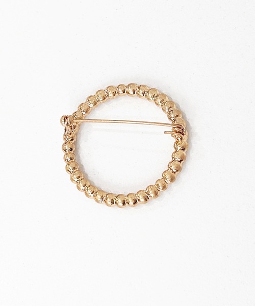 RUIRUE BOUTIQUE（ルイルエブティック）の「シルバー / ゴールド パール ブローチ 4type ｜ レディース セレモニースーツ ママスーツ オケージョンドレス 結婚式 パーティードレス フォーマル 華やか アクセサリー（ブローチ/コサージュ・レディース・ゴールド系3/シルバー/ゴールド系2/ゴールド・FREE）」の15枚目の写真