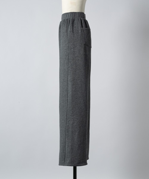 Lame coco straight sweatpants / ラメココストレートスウェットパンツ