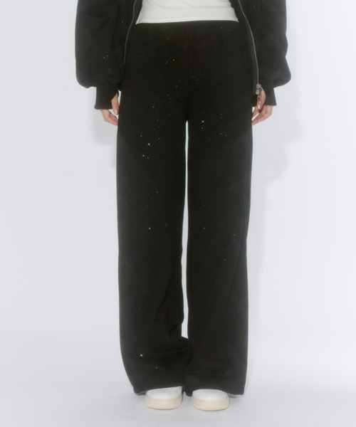 Lallana(ララーナ)の「Lame coco straight sweatpants / ラメココ Lallana(ララーナ)の「Lame coco straight sweatpants / ラメココ