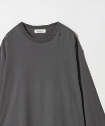 MONKEY TIME | ディストレスト ロングスリーブ Tシャツ(Tシャツ/カットソー)