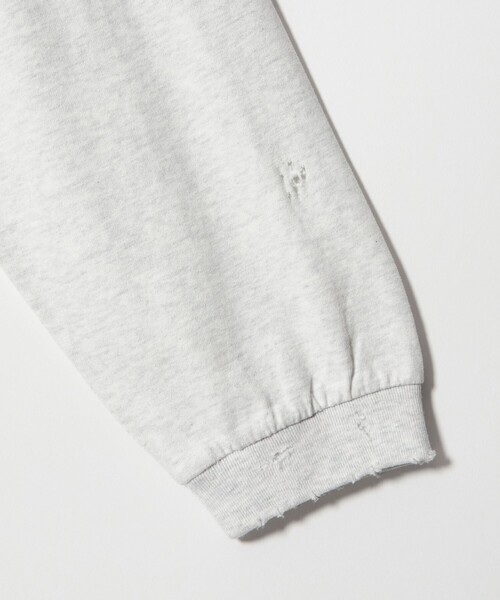 MONKEY TIME（モンキータイム）の「ディストレスト ロングスリーブ Tシャツ（Tシャツ/カットソー・メンズ・ダークグレー/ライトグレー・S/M/L/XL）」の5枚目の写真