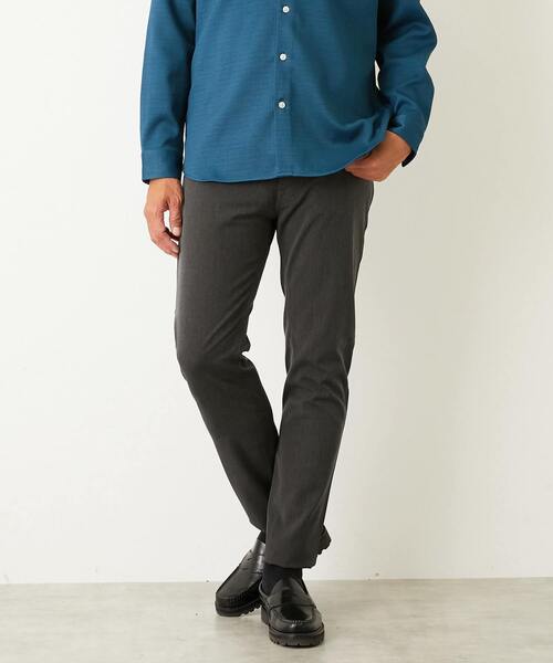 MEN'S MELROSE（メンズメルローズ）の「ハイファンクションツイル スリムテーパード5ポケットパンツ（その他パンツ・メンズ・ブラック/チャコールグレー/ネイビー/ベージュ・4/2/3/5）」の11枚目の写真