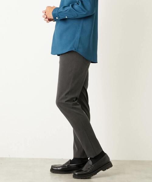 MEN'S MELROSE（メンズメルローズ）の「ハイファンクションツイル スリムテーパード5ポケットパンツ（その他パンツ・メンズ・ブラック/チャコールグレー/ネイビー/ベージュ・4/2/3/5）」の12枚目の写真