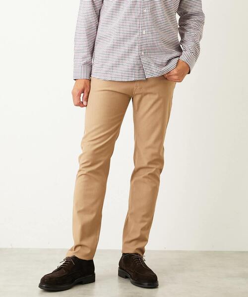 MEN'S MELROSE（メンズメルローズ）の「ハイファンクションツイル スリムテーパード5ポケットパンツ（その他パンツ・メンズ・ブラック/チャコールグレー/ネイビー/ベージュ・4/2/3/5）」の17枚目の写真