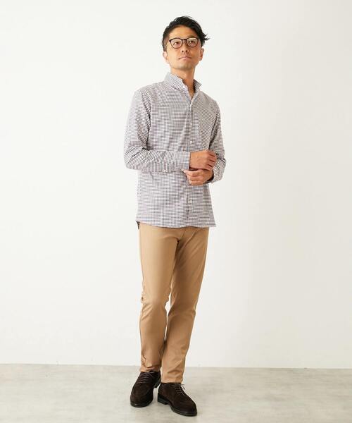 MEN'S MELROSE（メンズメルローズ）の「ハイファンクションツイル スリムテーパード5ポケットパンツ（その他パンツ・メンズ・ブラック/チャコールグレー/ネイビー/ベージュ・4/2/3/5）」の19枚目の写真