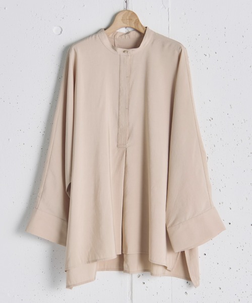 Doux archives（ドゥアルシーヴ）の「フィブリルドルマンブラウス（シャツ/ブラウス・レディース・グレー/ベージュ/ブラウン・FREE）」の3枚目の写真