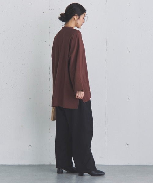 Doux archives（ドゥアルシーヴ）の「フィブリルドルマンブラウス（シャツ/ブラウス・レディース・グレー/ベージュ/ブラウン・FREE）」の13枚目の写真