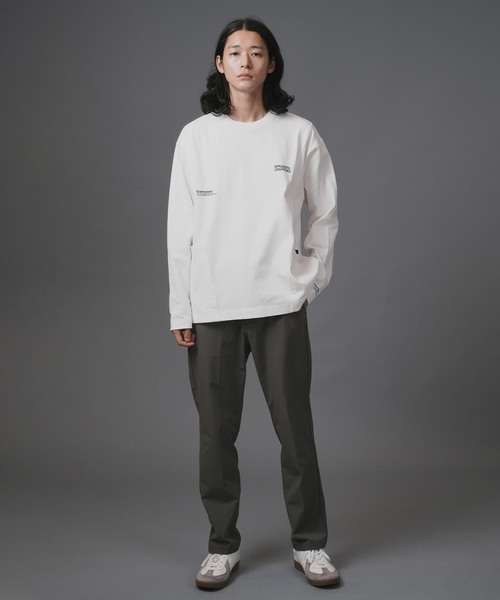 B.C STOCK（ベーセーストック）の「【OLIVEDRAB/オリーブドラブ】キャリーポケット ロングスリーブTEE（Tシャツ/カットソー・メンズ・ホワイト/パープル/ネイビー/ライトグリーン/ブラック系その他・MEDIUM/LARGE/X-LARGE）」の10枚目の写真