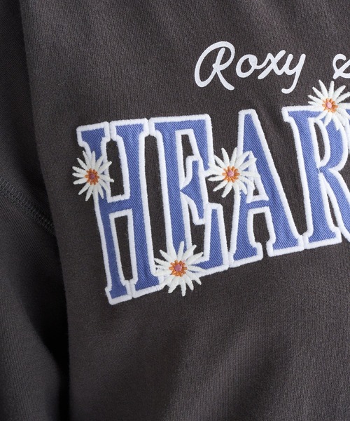 ROXY（ロキシー）の「HEART WAVE PO /ロキシーフロントプリントプルオーバースウェットトレーナー・トップス（スウェット・レディース・ブラック/ホワイト/ピンク/ブラウン・MEDIUM/LARGE/SMALL）」の12枚目の写真