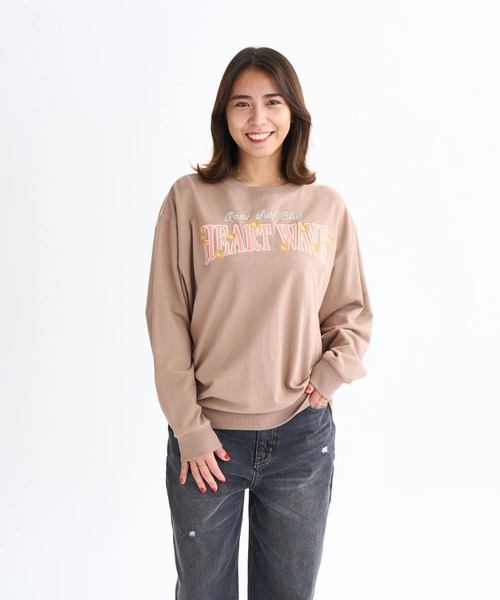 ROXY（ロキシー）の「HEART WAVE PO /ロキシーフロントプリントプルオーバースウェットトレーナー・トップス（スウェット・レディース・ブラック/ホワイト/ピンク/ブラウン・MEDIUM/LARGE/SMALL）」の21枚目の写真