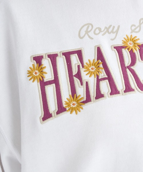 ROXY（ロキシー）の「HEART WAVE PO /ロキシーフロントプリントプルオーバースウェットトレーナー・トップス（スウェット・レディース・ブラック/ホワイト/ピンク/ブラウン・MEDIUM/LARGE/SMALL）」の7枚目の写真
