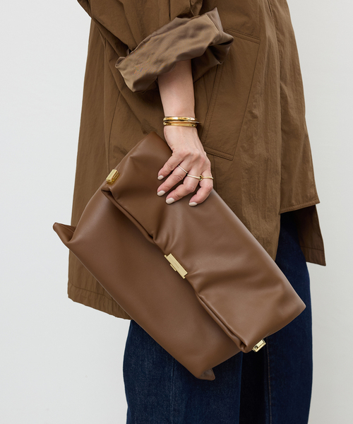 Deuxieme Classe(ドゥーズィエムクラス)の「【PUNTI./プンティ】GRAFT-TOTE L(トートバッグ・レディース・ブラウン・FREE)」の3枚目の写真