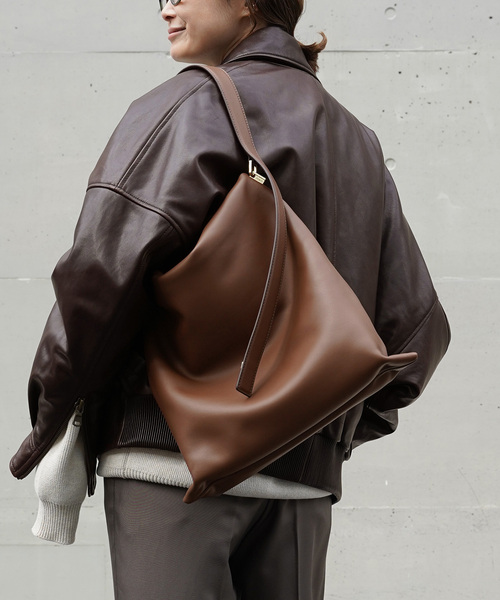 Deuxieme Classe(ドゥーズィエムクラス)の「【PUNTI./プンティ】GRAFT-TOTE L(トートバッグ・レディース・ブラウン・FREE)」の8枚目の写真