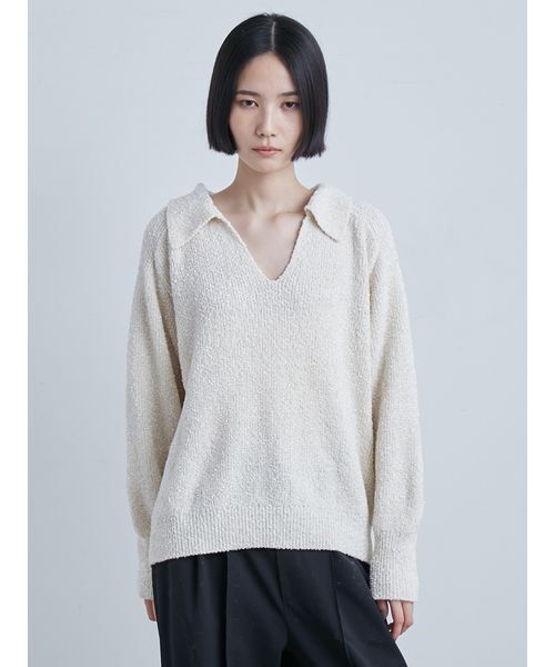 MISEROHE(ミースロエ) リボンモールスキッパーNT ニット セール】リボンモールスキッパーNT（ニット/セーター）｜MIESROHE