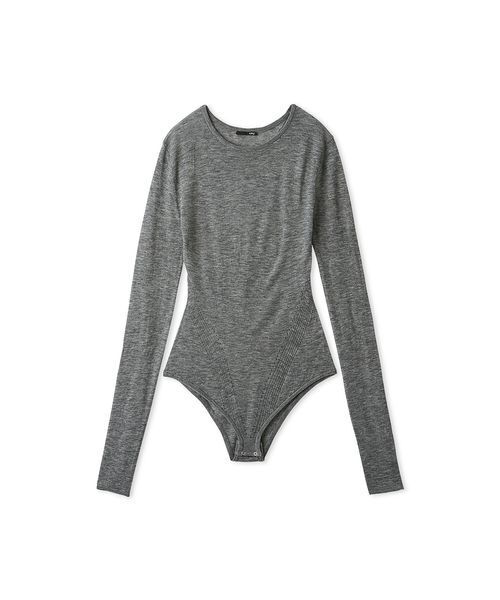 styling/（スタイリング）の「シアーニットボディースーツ（ニット/セーター・レディース・ブラック/アイボリー/グレー/レッド・F）」の11枚目の写真