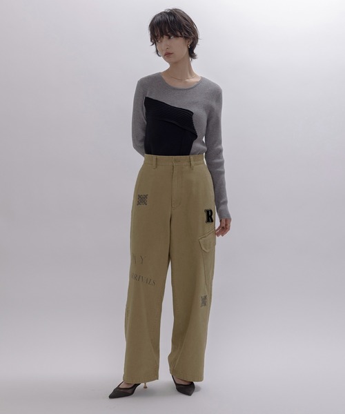 レタリング サイドポケットチノパン Eimee Law│Eimee Law & LHELBIE