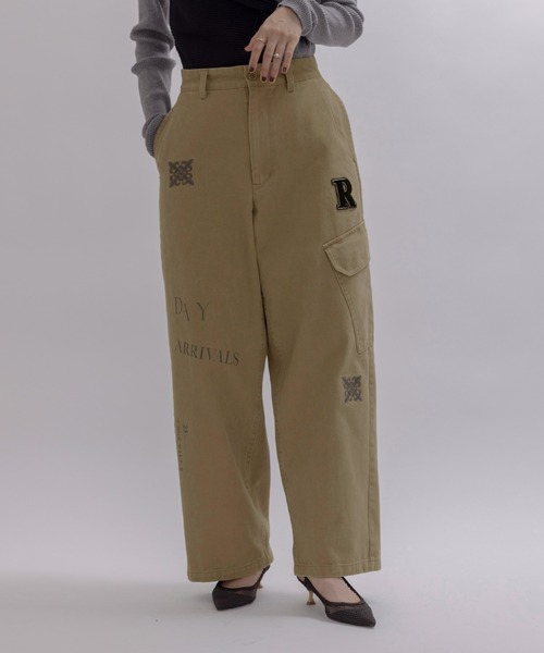 レタリング サイドポケットチノパン Eimee Law│Eimee Law & LHELBIE