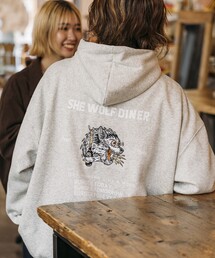 FREAK'S STORE(t[NXXgA)̌WJ SHE WOLF DINER×FREAK'S STORE/V[Et_Ci[ ʒ rbOVGbg obNhJ p[J[/WOLF(p[J[)