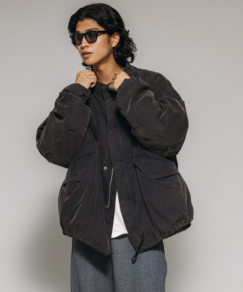 フリークスストア　ショートモッズコート FREAK'S STORE/フェード加工 M65 ショートモッズコート LINER